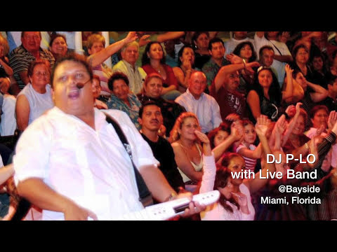 DJ P-LO entertaining guests at an event