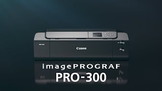 Video 3 of Product Canon imagePROGRAF PRO-300 13-inch Professional Inkjet Printer (4278C002AA)