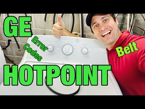Why A Hotpoint GE Washer Won’t Wash or Spin | Quick Diagnostic Test & Belt Fix | HTW240ASK6WW
