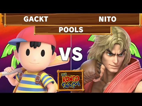 Kongo Saga - R2G | Gackt (Ness) Vs Nito (Ken) Winners Pools - Smash Ultimate