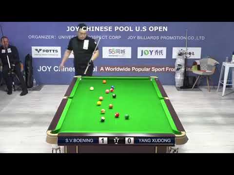 Shane Van Boening VS Yang Xudong  2018 Joy Chinese Pool U S  Open