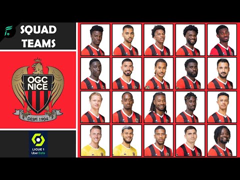 OGC NICE 🔴⚫ SQUAD TEAMS for Ligue 1 Seasons 2023/2024 | FAN Football Squad