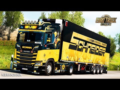 ETS 2 Mod | Next gen Scania S Wolverine + Ekeri Trailer Combo Skin Pack [ETS2 v1.35]