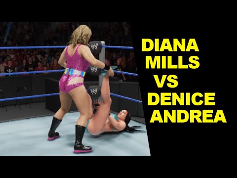 WWE 2K19 Diana Mills vs Denice Andrea - Submission Match