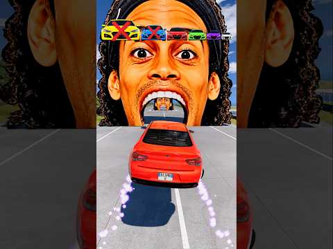 Big & Small Cars vs Ronaldinho #beamngdrive