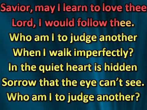 Lord, I Would Follow Thee