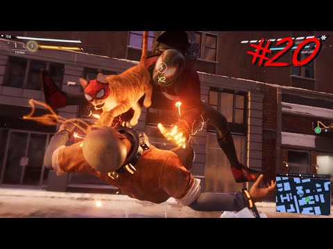 CRIME FIGHTING CAT | Spider-Man: Miles Morales PS4 Walkthrough #20 "Cat's Pyjamas"