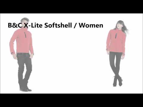 B&C Softshell X-Lite mit Logo-Stickerei