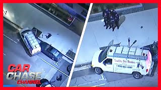Stolen-car suspect leads police on wild pursuit into Hollywood