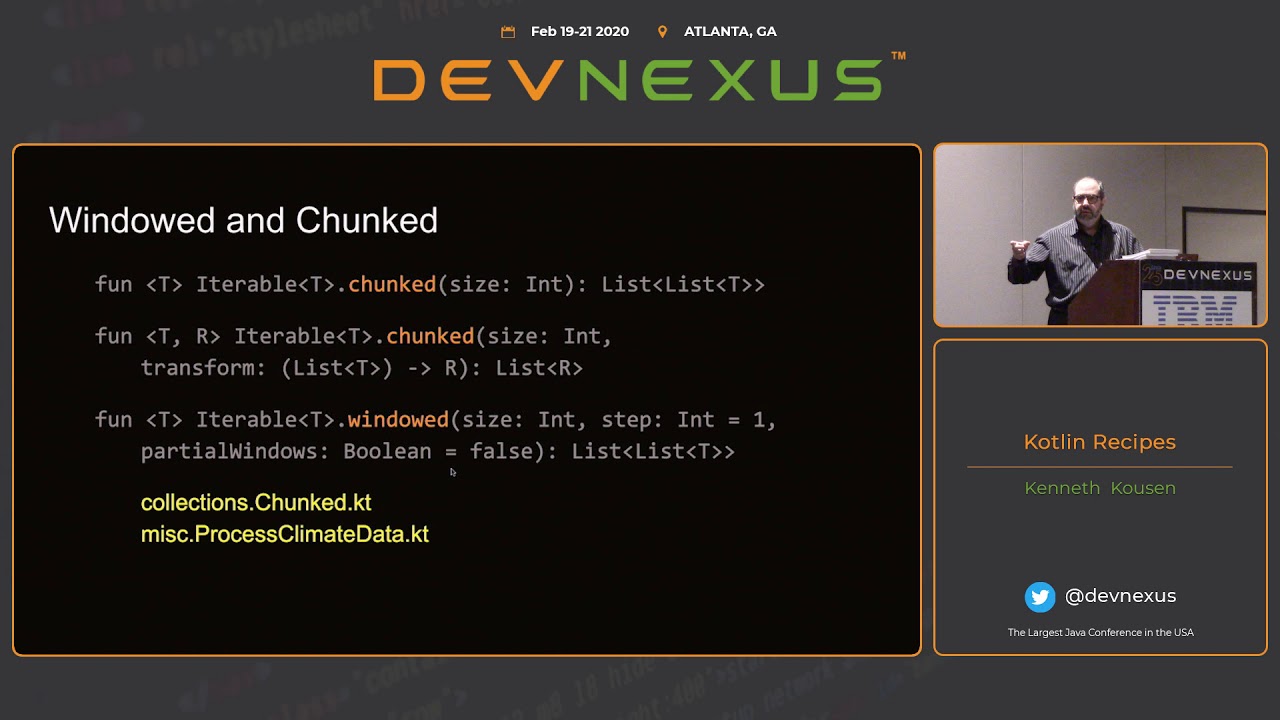 DevNexus 2020   Kotlin Recipes   Kenneth Kousen