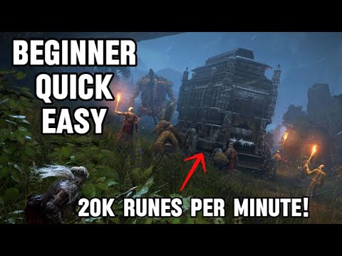 EASY RUNE FARM EARLY GAME IN ELDEN RING! - 20k runes per minute! #eldenring