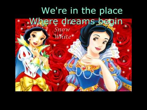Disney Princesses Where Dreams Begin lyric