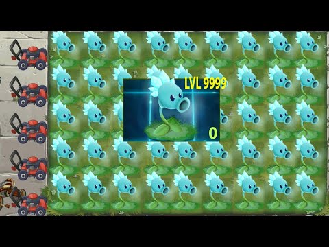 Armor PEA & All Plants Max Level VS 999 Chefster Jester Zombie | Plants vs Zombies 2 Custom