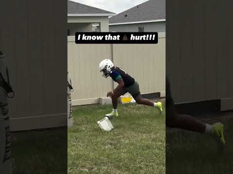 Jordan (halfssa) hit that brick hard but that’s what happens when you not going 100% thru pops drill