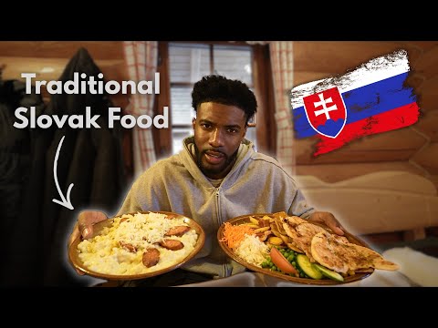 Trying Traditional Slovak Food in Slovakia 🇸🇰 As an American, I was NOT Ready for this… 
