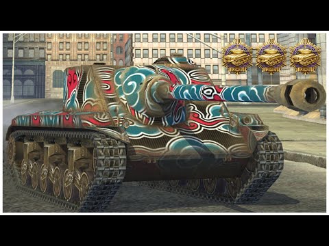 T25 AT • THREE POOL'S IN A ROW • WoT Blitz Gameplay