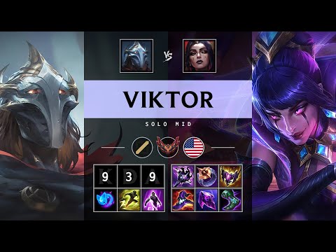 Viktor Mid vs LeBlanc - NA Grandmaster Patch 25.07