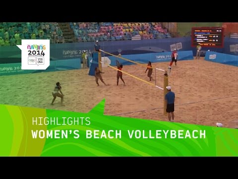 Women's Beach Volleyball Round of 24 - Highlights | Nanjing 2014 Youth Olympic Games