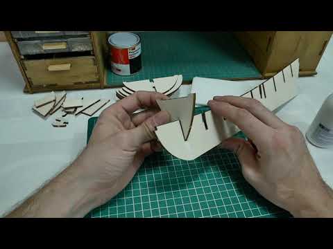 CASCO 04- Como colocar las cuadernas. POLARIS - Modelismo Naval