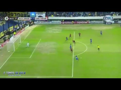 Gol de Pablo Perez - Boca Juniors 3 Vs 1 Cerro Porteño - Copa LIbertadores
