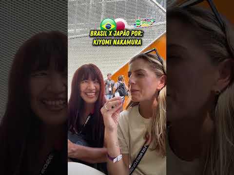 A KIYOMI NAKAMURA VAI TORCER PARA O BRASIL! #shorts