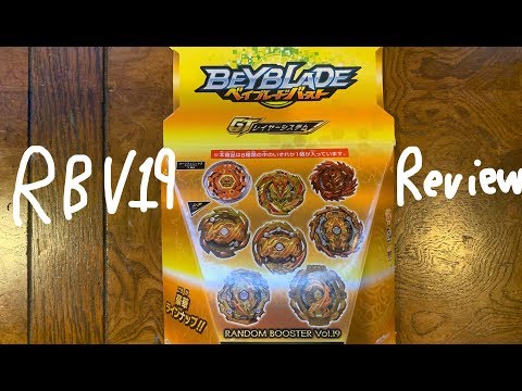 Beyblade Burst GT B-158 Random Booster Vol. 19 Review