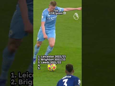 5 Kevin De Bruyne SCREAMERS 🚀