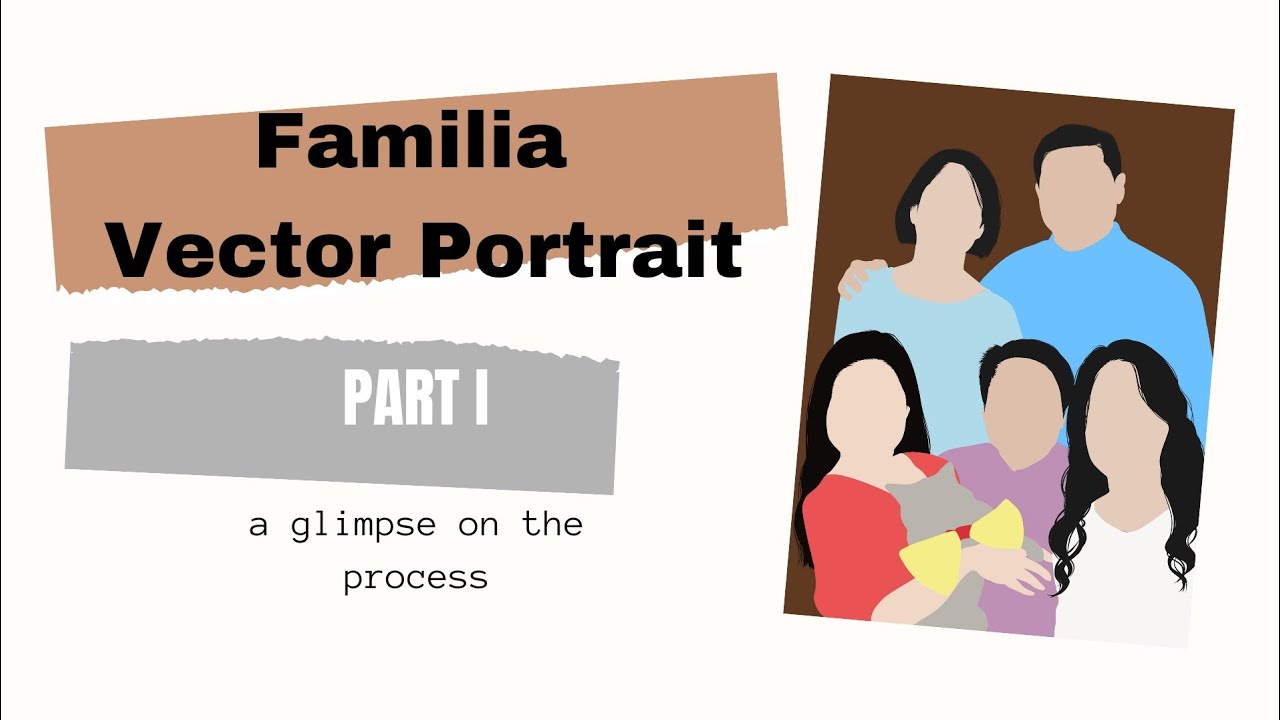 Family Vector Portrait with Clip Studio Paint