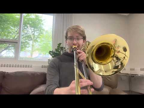 Duhem - Gb Major - Bass Trombone Etude