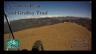 Downhill off of Nordhoff Peak .