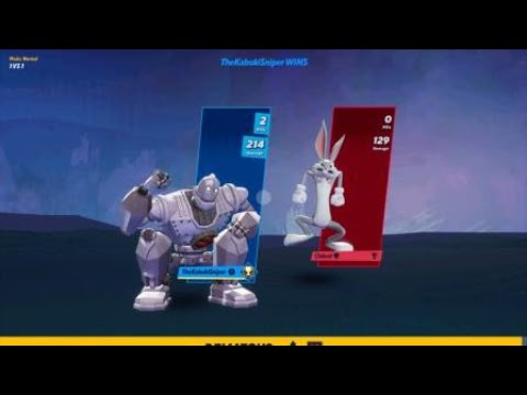 MultiVersus - Iron giant vs Bugs Bunny - Salty Bugs Player