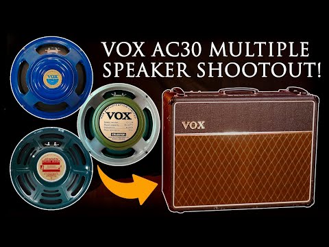 Alnico Blue vs Greenback vs Jensen - Vox AC30 Speaker Comparison