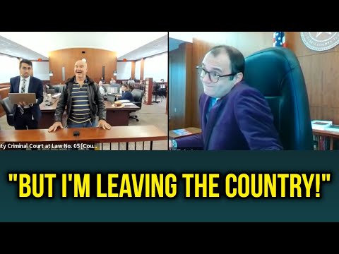 Judge Confronts DWI Guy Trying to “Leave the Country in 3 Days”