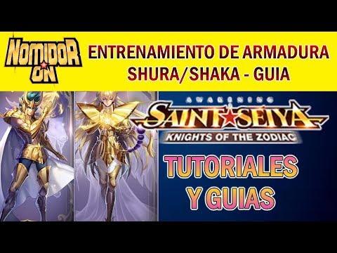 🔱SALA ENTRENAMIENTO ARMADURAS - SHURA/SHAKA 🔱 Guia como Completarla - SAINT SEIYA AWAKENING GUIAS