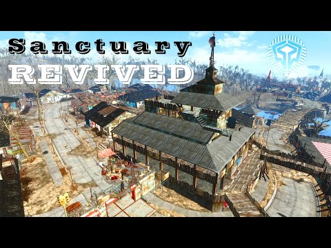 How I turned Sanctuary into a Thriving Town with a Minutemen Fortress - Fallout 4 Settlement Build