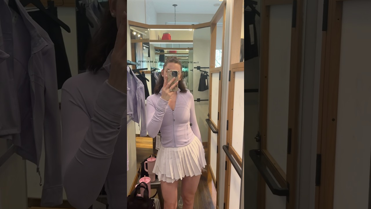 the lavender frost define jacket is everythinggg 🤍 #lululemon #definejacket #lavenderfrost