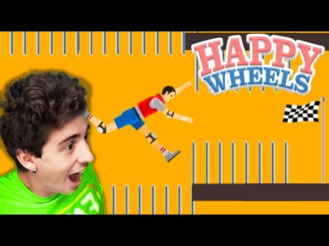 RECORD di SPIKE-FALL fatti in 10 MINUTI!! - Happy Wheels [Ep.164]