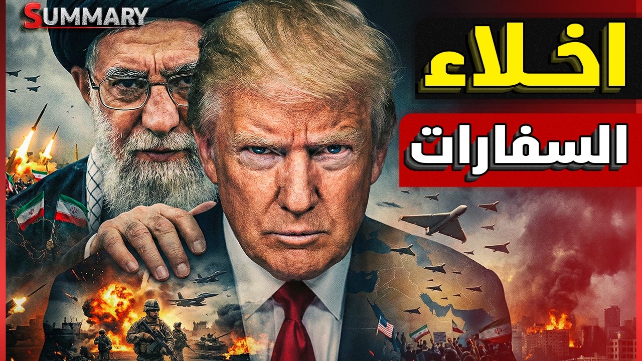 بدء مغادرة البعثات الأوروبية لدول الخليج استعداداً لحرب النهاية بين أمريكا ?