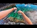 Ultra Clear Rock Pool Fishing