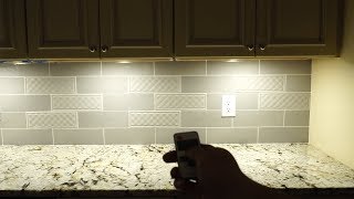 Aiboo Plug-in LED Under Cabinet Puck Lights Installation and Review