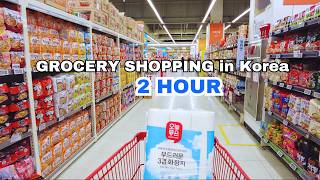 Grocery Shopping in Korea | 2 Hour Compilation | Supermarket Food with
