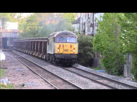 56312 screams through Cheltenham with 6Z56 11.5.15