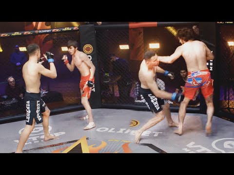 Fight 2 vs 2 Russians vs Dagestanis KNOCKOUT