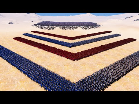 Spartans & Knights Vs 30,000 Zombies Ultimate Epic Battle Simulator UEBS
