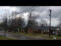 Downed wires burning a tree and causing a whistling sound in Burlington, KY.