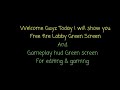 GREEN SCREEN NO COPYRIGHT FREE FIRE LOBBY GREEN SCREEN NO WATERMARK COPYRIGHT