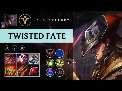 Twisted Fate Support vs Nautilus - EUW Grandmaster Patch 25.22