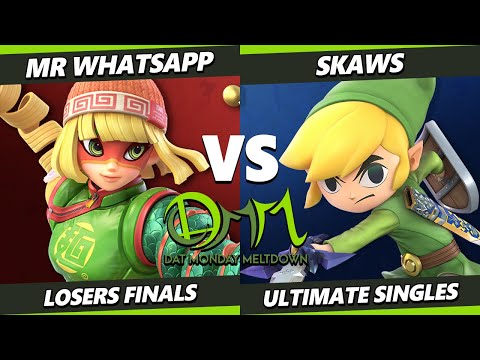 DAT MM 324 LOSERS FINALS - Skaws (Toon Link) Vs. mr. whatsapp (Min Min) Smash Ultimate - SSBU