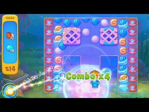 Mobile relaxing game:🧘FishDom🐟🐠 Levels🏆11946 11947Hard🏆*4 mins Gaming...‎@FishgamesFishDom24