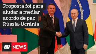 Bolsonaro sugere a presidente turco visita conjunta a Moscou